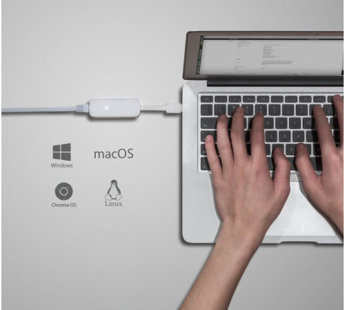 Сетевой адаптер TP-LINK UE300, белый