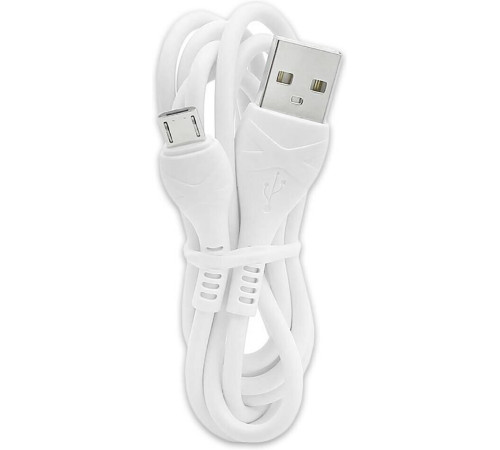 HOCO (6931474716286) C12Qm QC3.0 White + кабель MICRO USB