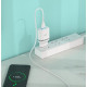 HOCO (6931474716286) C12Qm QC3.0 White + кабель MICRO USB