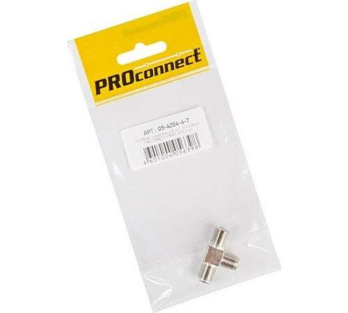 PROCONNECT (05-4204-4-7) антенный тройник 3-ГНЕЗДА F