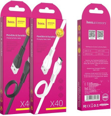 HOCO (6931474711700) X40 USB (m)-Type-C (m) 1.0м - белый