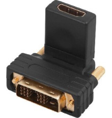 REXANT (17-6812) ПЕРЕХОДНИК ШТЕКЕР DVI-D - ГНЕЗДО HDMI, ПОВОРОТНЫЙ