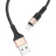 HOCO (6957531080183) X26 USB (m) - 8 Pin (m) 1.0m - черный/золотой