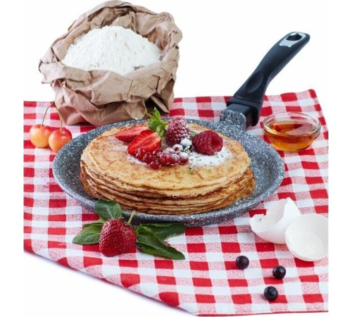 ТРАДИЦИЯ ТМ6221 Мрамор блинная 22 см. литой алюм