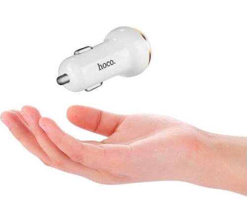 HOCO (6957531040194) Z1 2USB 2.1A MicroUSB белый