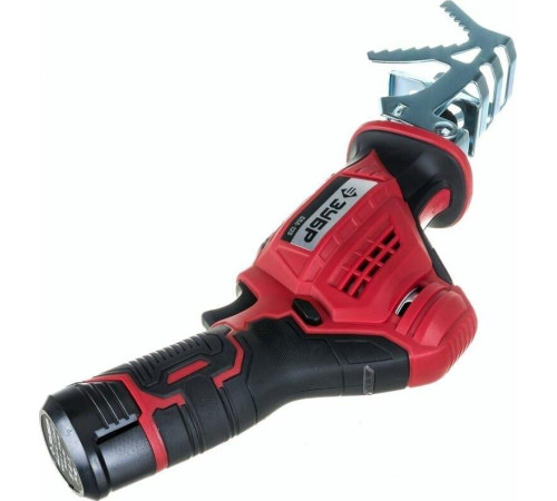 ЗУБР СПЛ-125-22 12В, 2 АКБ (2Ач), в коробке, пила сабельная