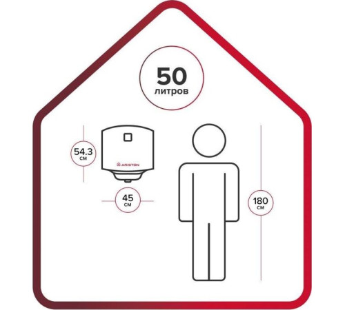 ARISTON DUNE1 R 50 V 1,5K SLIM PL 3700635