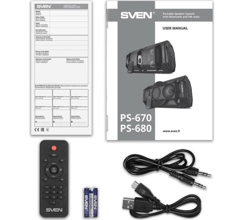 SVEN PS-680 черный