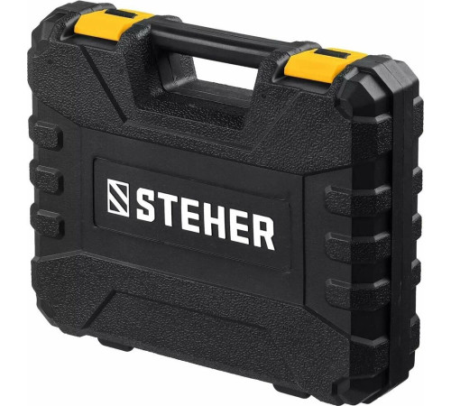 Дрель STEHER CD-200-1 20В, 1 АКБ (2Ач), в кейсе, дрель-шуруповерт