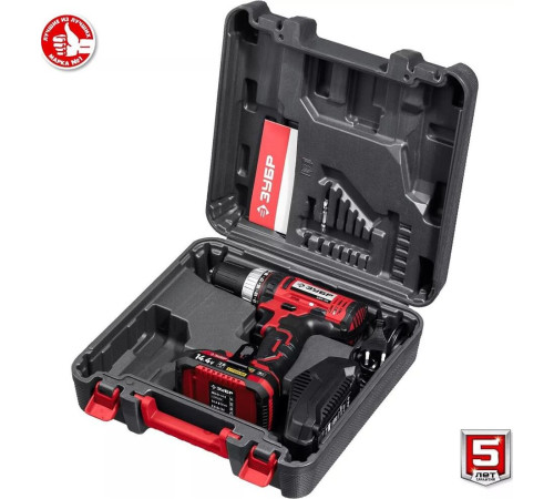 ЗУБР ДШЛ-145-21 14.4В, 1аккум., кейс