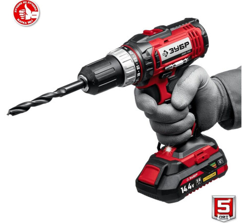 ЗУБР ДШЛ-145-21 14.4В, 1аккум., кейс