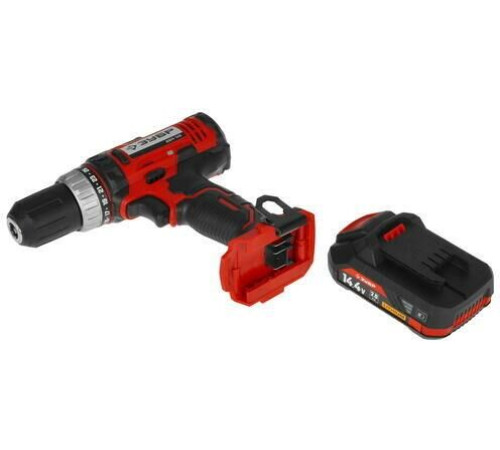 ЗУБР ДШЛ-145-22 14.4В, 2 АКБ (2Ач), в кейсе, дрель-шуруповер,Мастер.