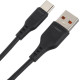 GOPOWER (00-00018566) Кабель GP01T USB (m)-Type-C (m) 1.0м 2.4A черный