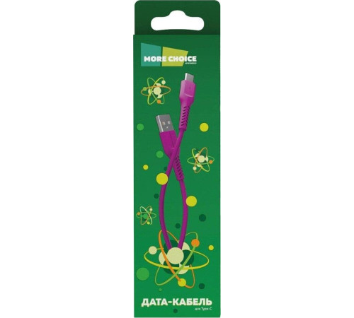 MORE CHOICE (4627151193175) K16a USB (m)-Type-C (m) 1.0м - красный