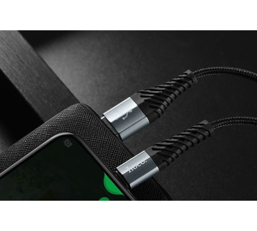 Дата-кабель Type-C HOCO (6931474710567) X38 USB (m) - Type-C (m) 1.0m - черный