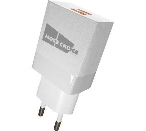 MORE CHOICE (4627151196121) NC24i 2USB 2.1A с кабелем 8-pin White