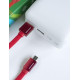MORE CHOICE (4627151194509) K20m USB 2.1A для micro плоский USB - 1м Red