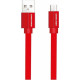 MORE CHOICE (4627151194509) K20m USB 2.1A для micro плоский USB - 1м Red