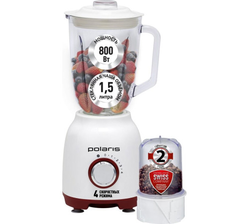 POLARIS PTB-0821G стационарный белый/красный