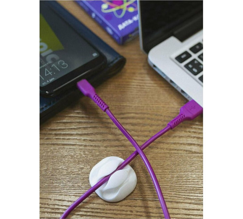 MORE CHOICE (4627151193113) K16m USB (m)-microUSB (m) 1.0м - фиолетовый