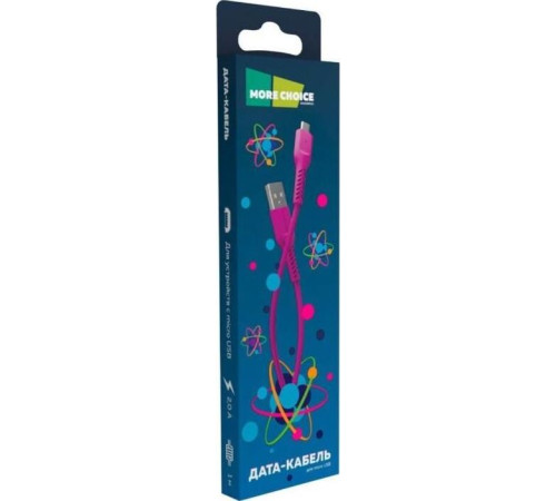 MORE CHOICE (4627151193113) K16m USB (m)-microUSB (m) 1.0м - фиолетовый