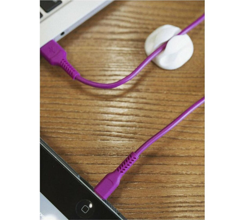 MORE CHOICE (4627151193113) K16m USB (m)-microUSB (m) 1.0м - фиолетовый