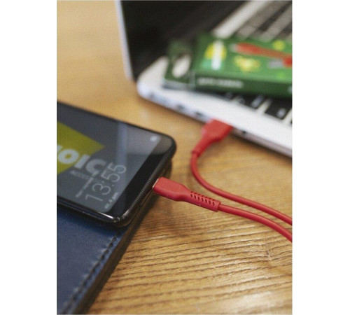 MORE CHOICE (4627151193090) K16m USB (m)-microUSB (m) 1.0м - красный