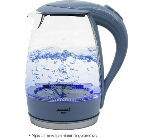 ATLANTA ATH-2467 (1,7л. стекло) синий