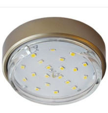 встраиваемый светильник ECOLA FG53FFECD GX53 DGX5318 Накладной Легкий Золото (светильник) 18X83