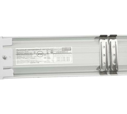 светильники накладные ECOLA LSHD36ELC LED LINEAR IP20 линейный светодиодный светильник (замена ЛПО) 36W 220V 6500K 1200X75X25