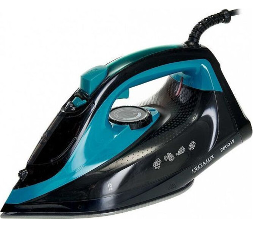 DELTA LUX DE-3000 черный/бирюзовый