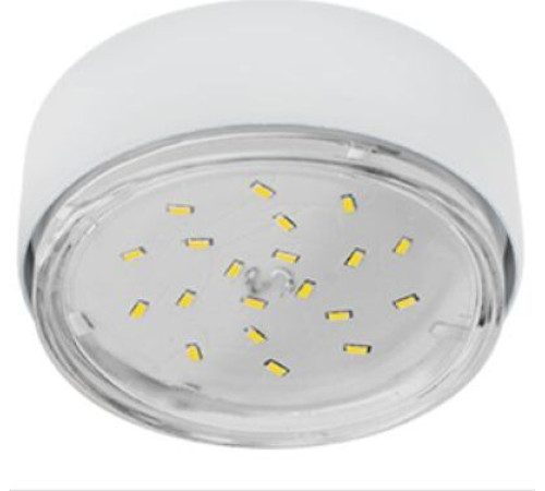 встраиваемый светильник ECOLA FW5380ECB GX53 FT8073 светильник накладной белый 25X82