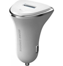 MORE CHOICE (4627151191737) AC22QC 1USB 3.0A QC3.0 быстрая зарядка - White