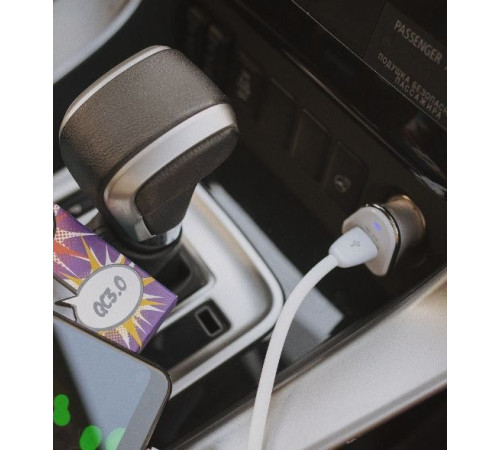 MORE CHOICE (4627151191737) AC22QC 1USB 3.0A QC3.0 быстрая зарядка - White