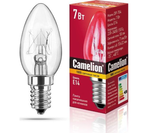 CAMELION (7077) DP-704 BL-4/7W/Е14