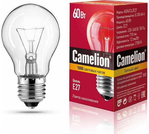 CAMELION (7277) 60/A/CL/E27