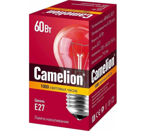 CAMELION (7277) 60/A/CL/E27