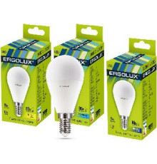 ERGOLUX (13175) LED-G45-9W-E14-6K
