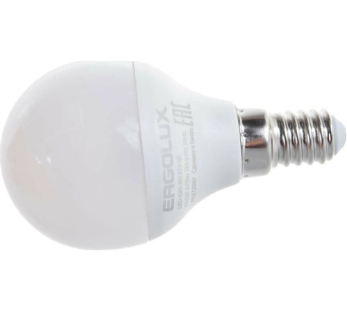 ERGOLUX (13175) LED-G45-9W-E14-6K
