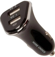 MORE CHOICE (4627151191393) AC22i 2USB 2.4A для 8-pin Black