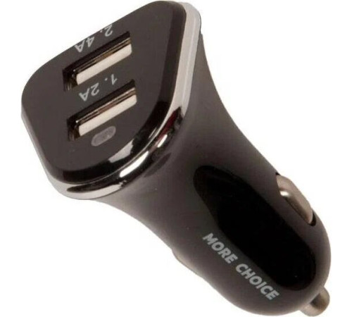 MORE CHOICE (4627151191393) AC22i 2USB 2.4A для 8-pin Black