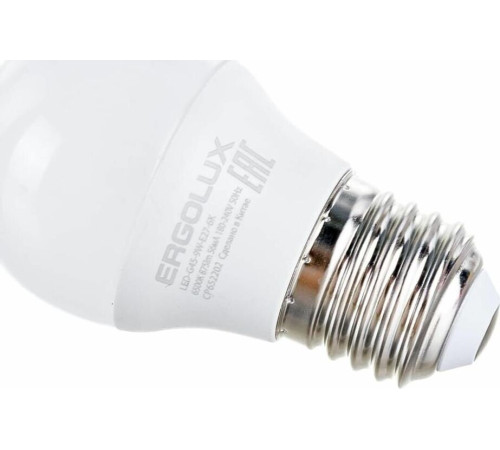 ERGOLUX (13178) LED-G45-9W-E27-6K