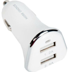 MORE CHOICE (4627151191409) AC22i 2USB 2.4A для 8-pin White