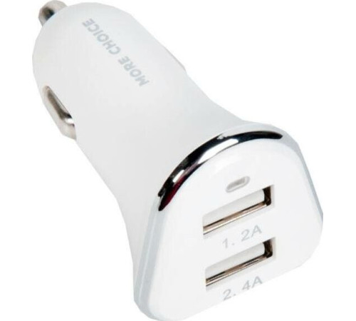 MORE CHOICE (4627151191409) AC22i 2USB 2.4A для 8-pin White