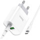 HOCO (6931474740526) C80A RAPIDO PD+QC3.0 + кабель 8PIN-TYPE-C белый