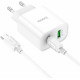 HOCO (6931474740526) C80A RAPIDO PD+QC3.0 + кабель 8PIN-TYPE-C белый