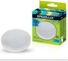 ERGOLUX (14239) LED-GX53-15W-GX53-4K
