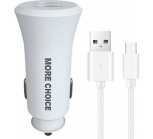 MORE CHOICE (4627151192116) AC23m 2USB 2.4A для micro USB Black