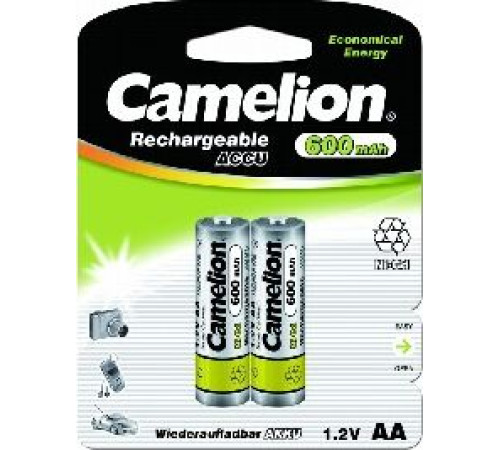 CAMELION (1657) AA-600MAH NI-CD BL-2