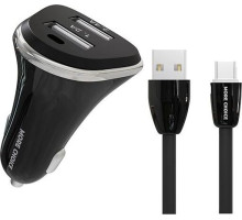 MORE CHOICE (4627151191416) AC22a 2USB 2.4A для Type-C Black